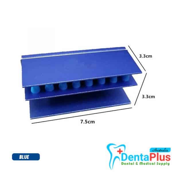 Bur Holder 16 Holes Assorted Color Block Sterilizer Stand with Silicone-FG RA