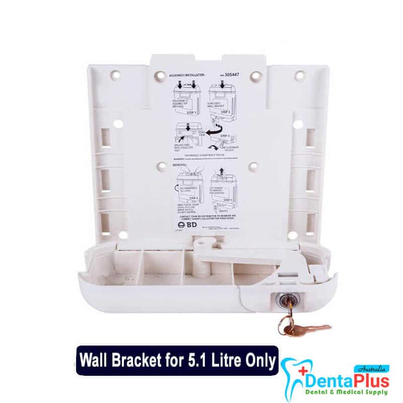 Lockable Wall Bracket for 5.1 Litre Sharps Container